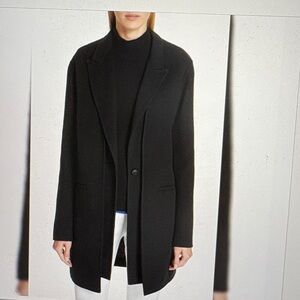 Rag & Bone Kaye Black Wool Blend Coat 2